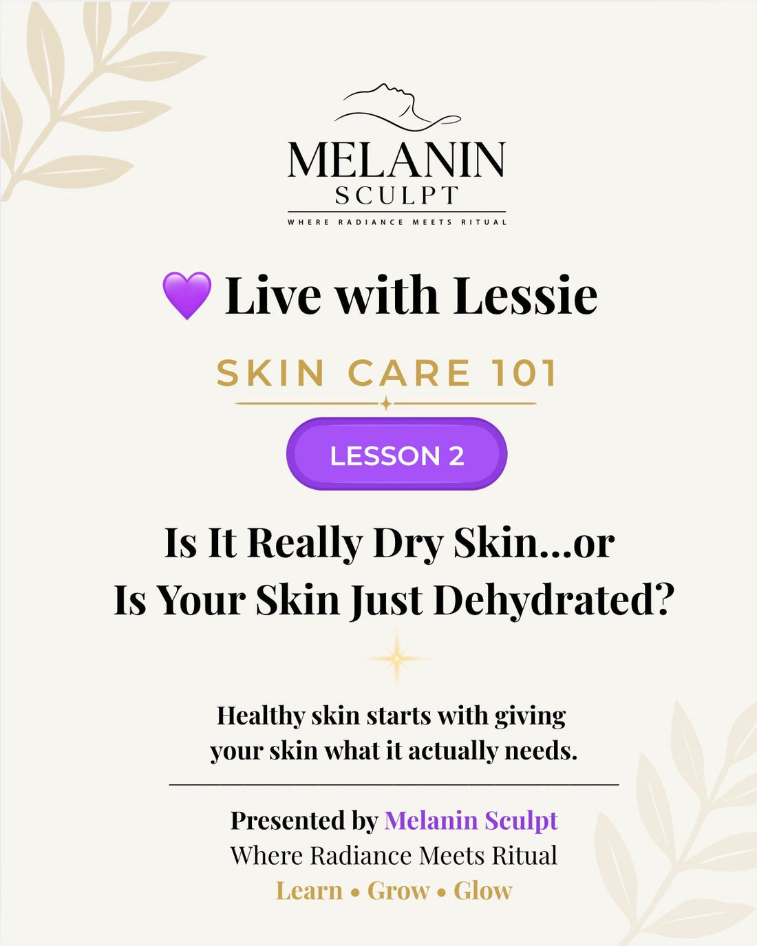 Is It Really Dry Skin… or Is Your Skin Just Dehydrated? | Skin Care 101 – Lesson 2
