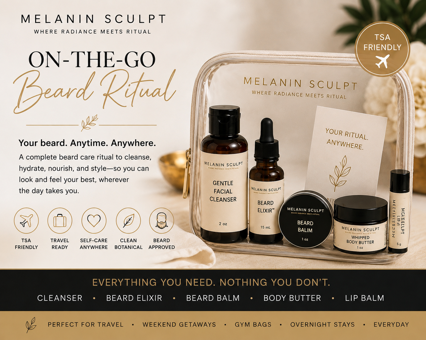Melanin Sculpt On-the-Go Beard Ritual™